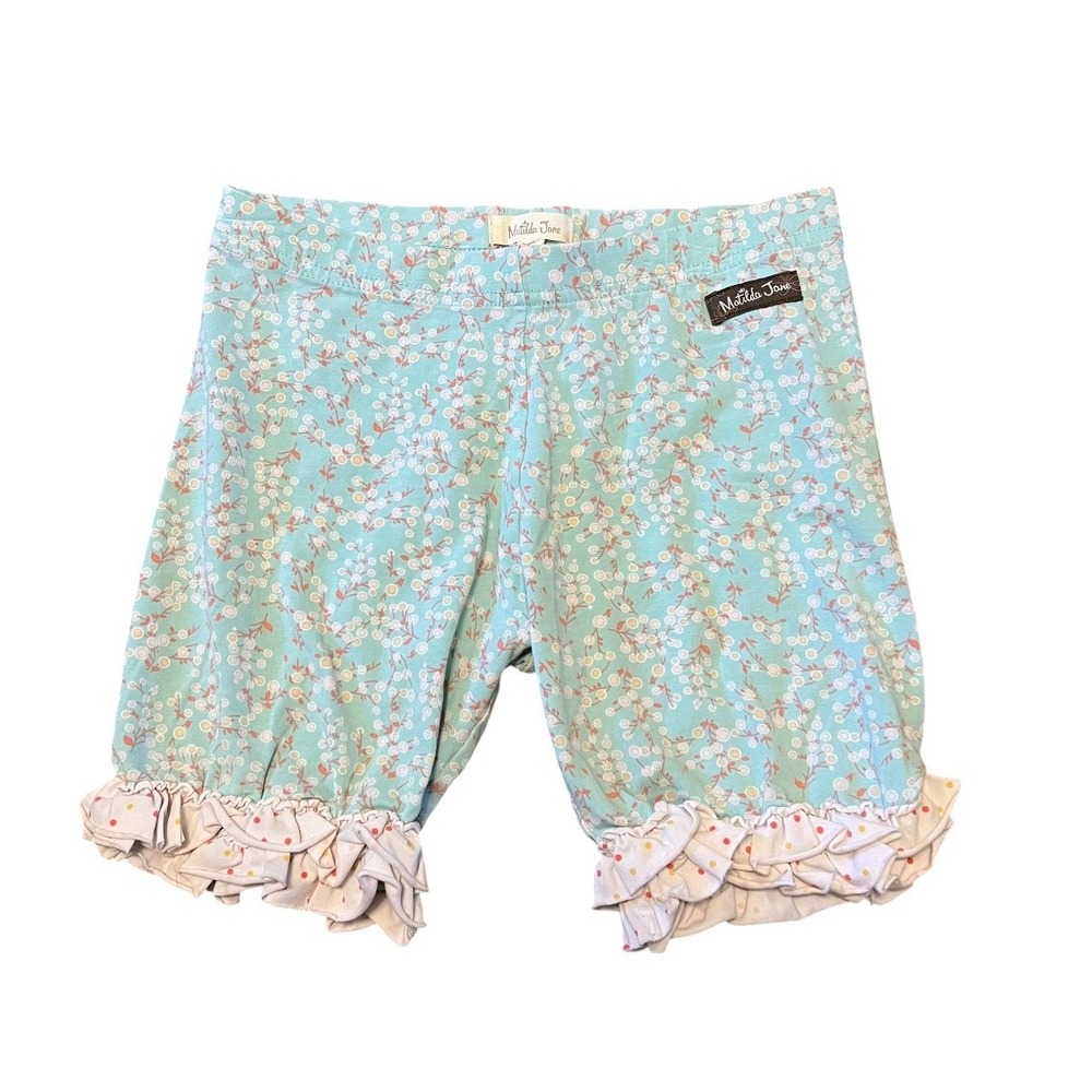 Matilda Jane Size 10 Shorts Nora Shorties Girls Floral Ruffle